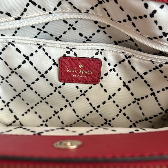 Kate Spade Red Leather Bag - Picture 4 of 16